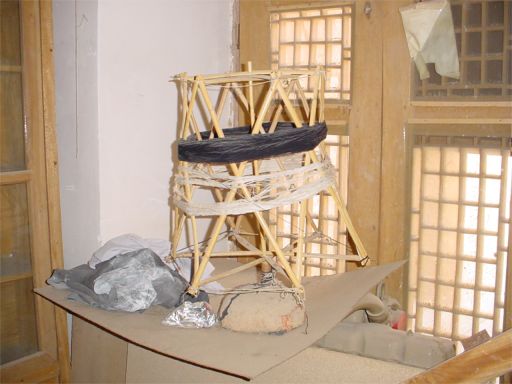Shahrbafi (Textile Weaving) Display at Alexander's Prison - Yazd / 18th October 2001