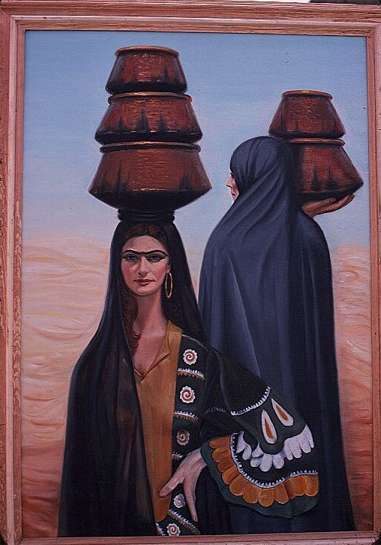 Painting by Farideh Morshed
