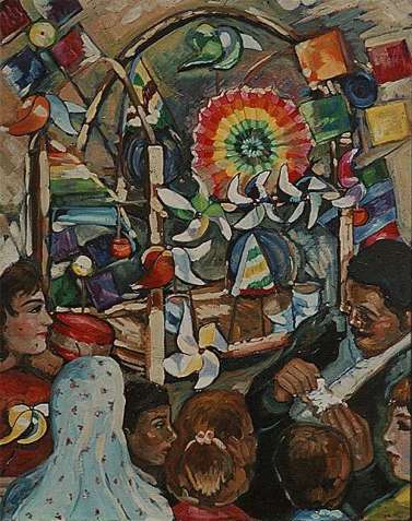 Painting by Farideh Morshed